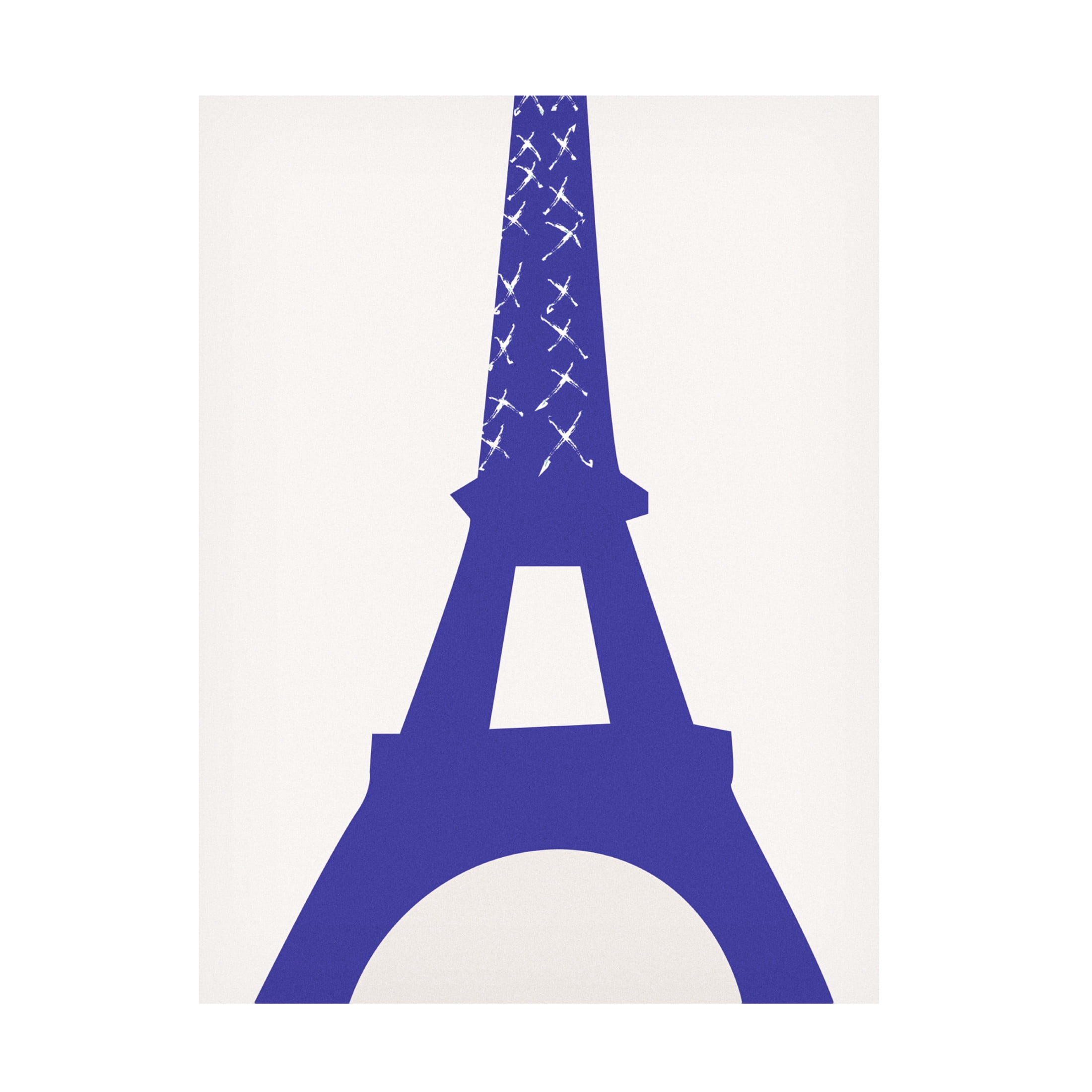 Trademark Fine Art Pictufy Studio II Eiffel Bleu Canvas Wall Art