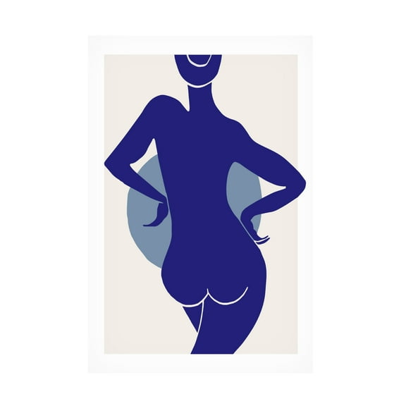 Trademark Fine Art Pictufy Studio II Femme Bleu Canvas Wall Art