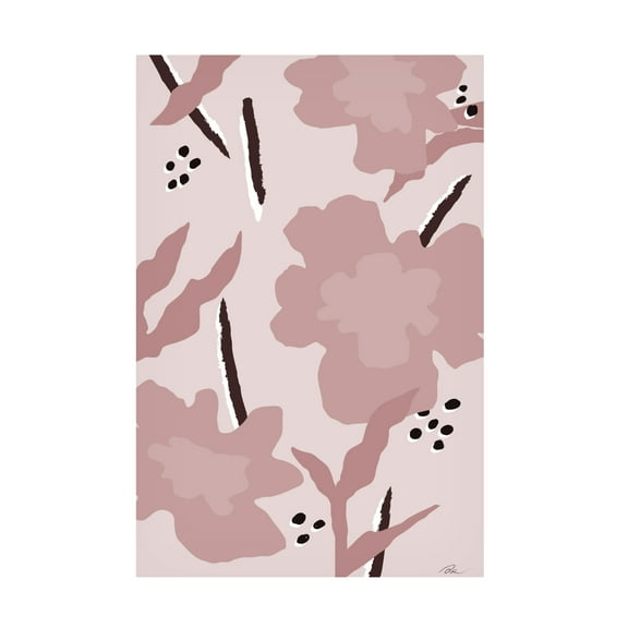 Trademark Fine Art Pictufy Studio II Flowers Red Canvas Wall Art