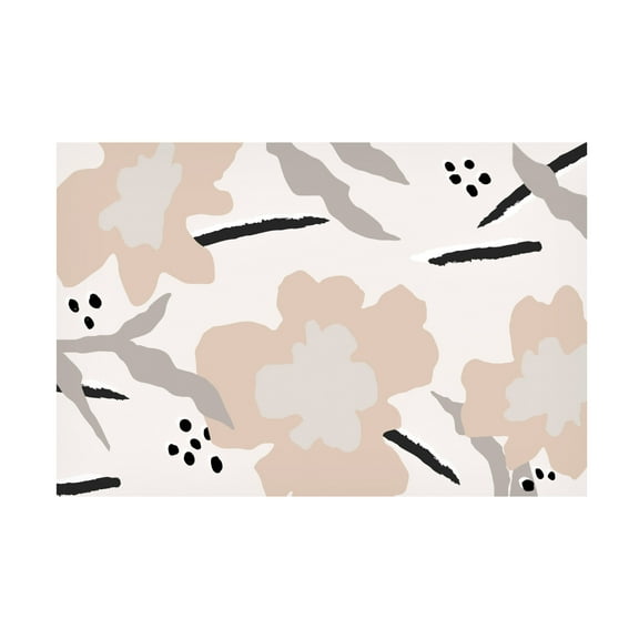 Trademark Fine Art Pictufy Studio II Flowers and lines Canvas Wall Art