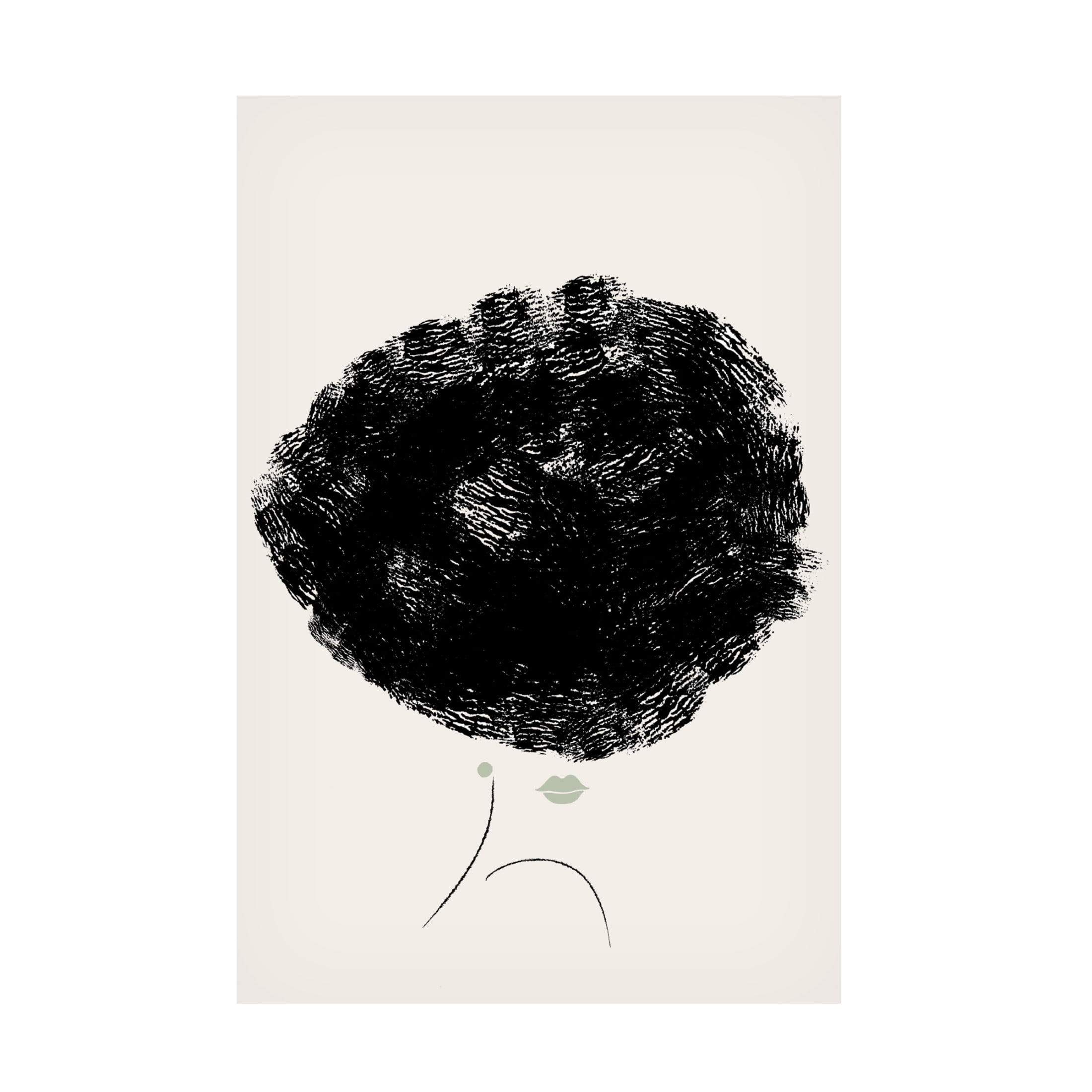 Trademark Fine Art Pictufy Studio II Green Lips Canvas Wall Art