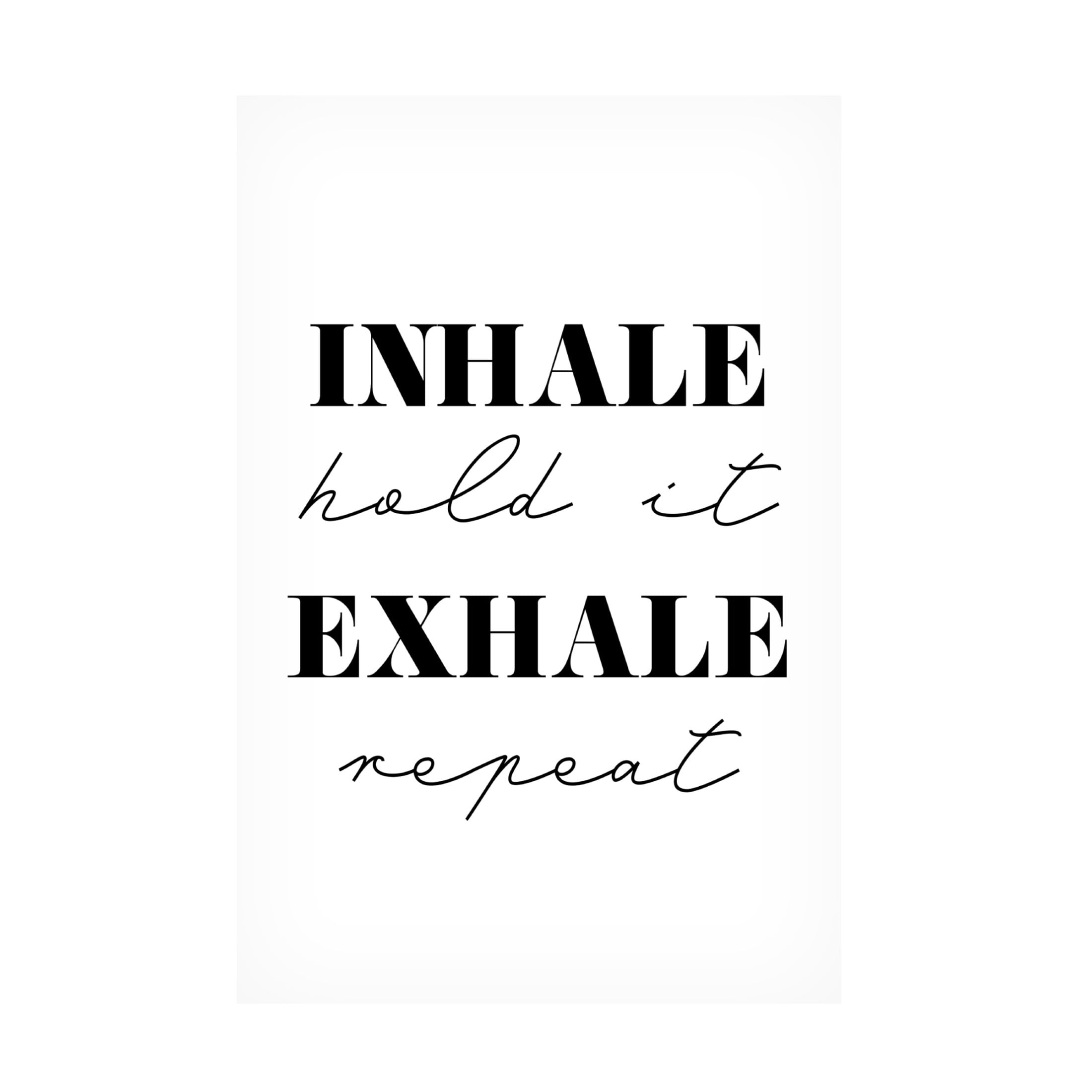 Trademark Fine Art Pictufy Studio II Inhale Exhale Canvas Wall Art