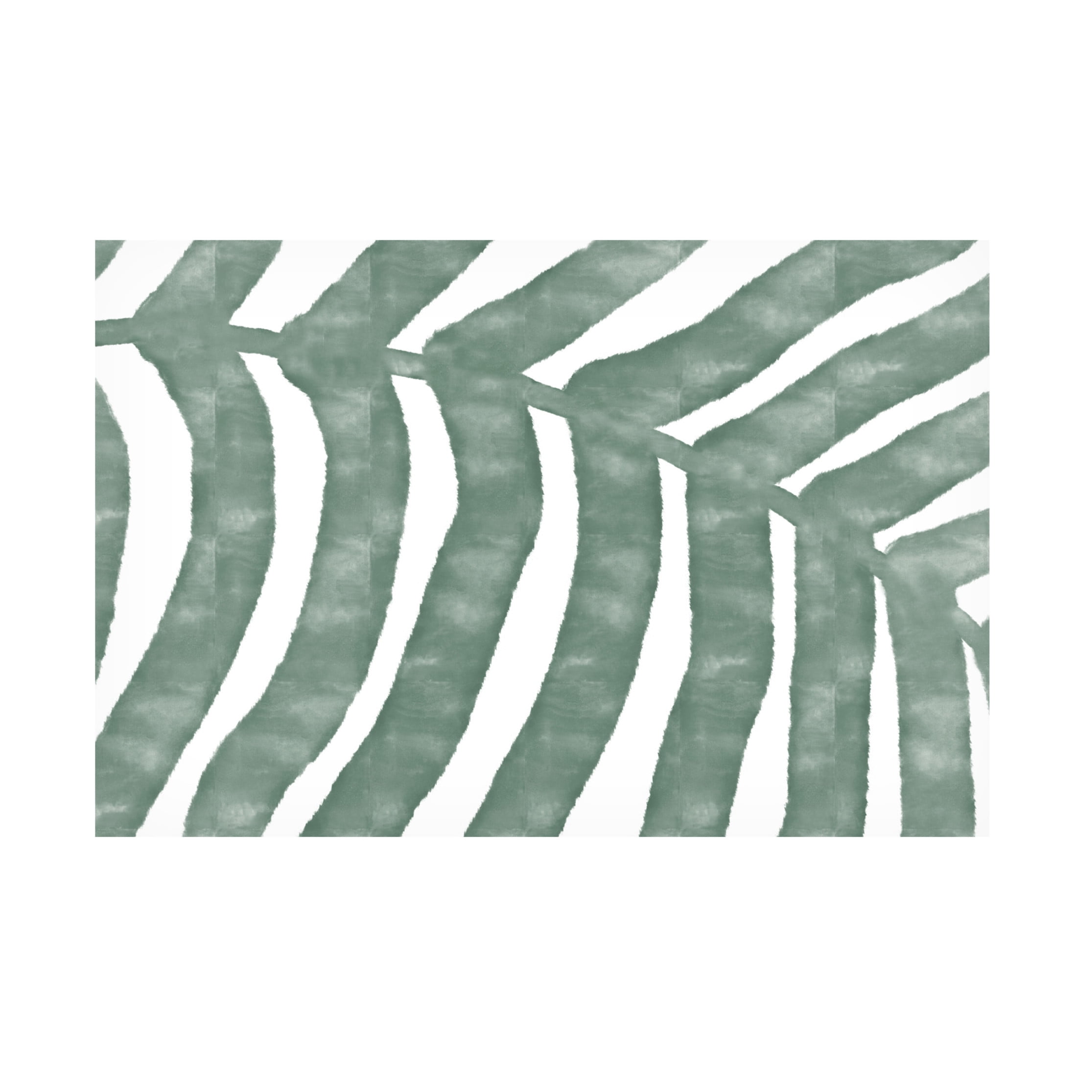 Trademark Fine Art Pictufy Studio II LEAF GREEN Canvas Wall Art