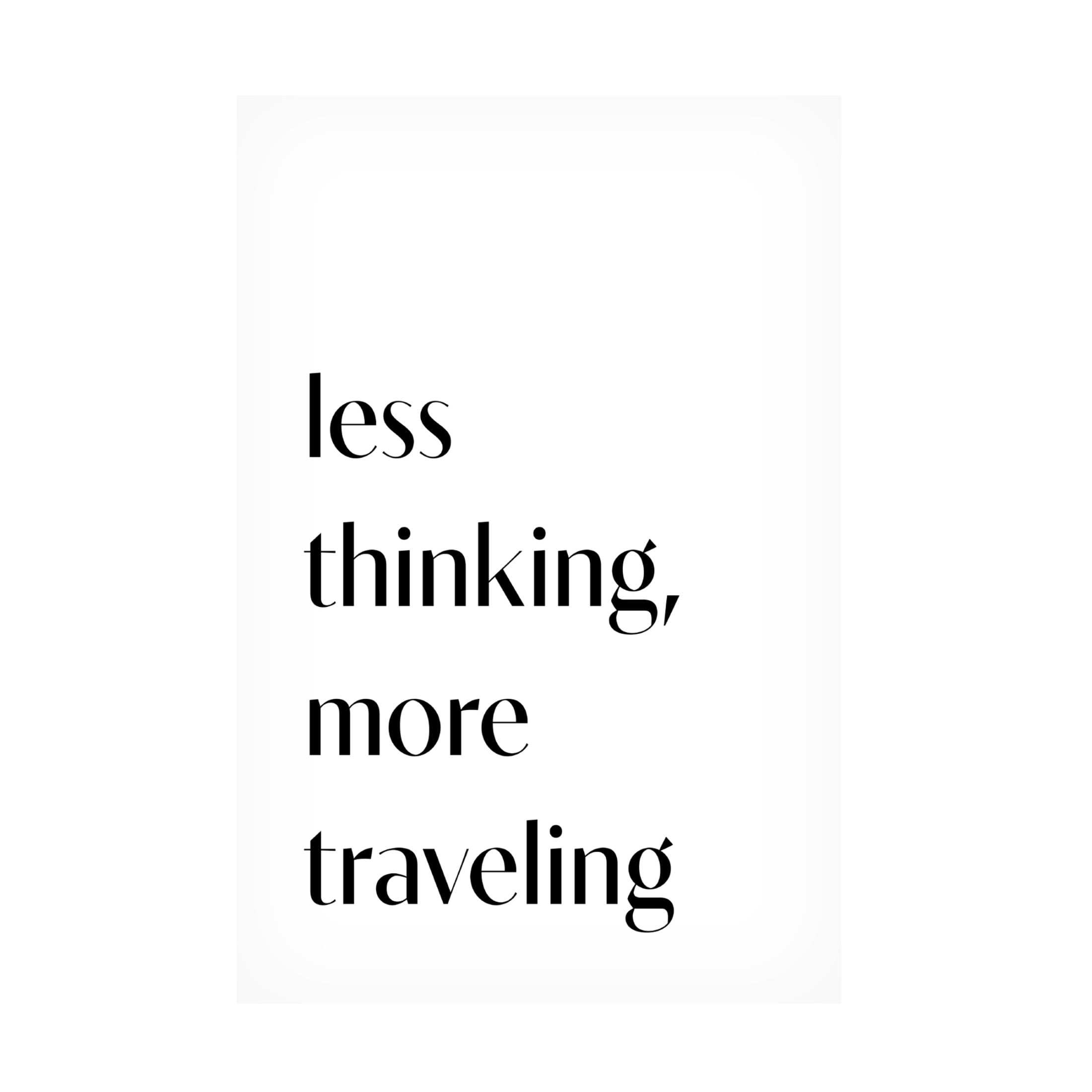 Trademark Fine Art Pictufy Studio II Less Thinking Canvas Wall Art