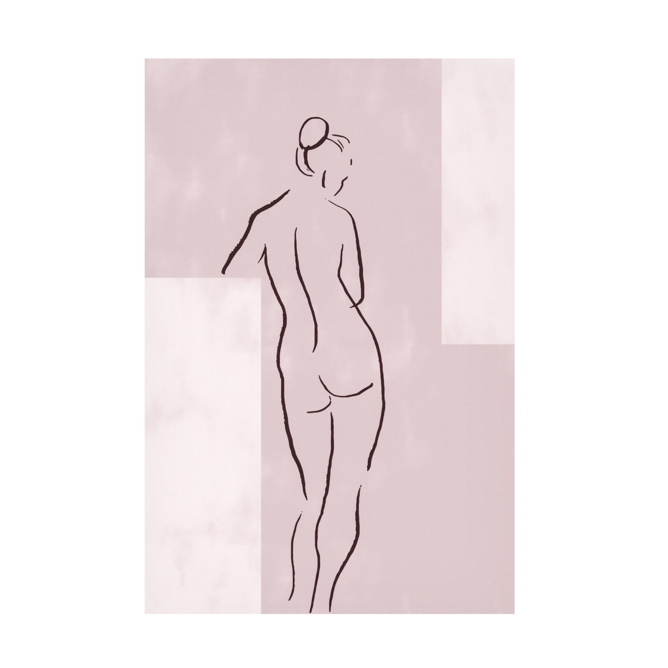 Trademark Fine Art Pictufy Studio II Woman Line Canvas Wall Art
