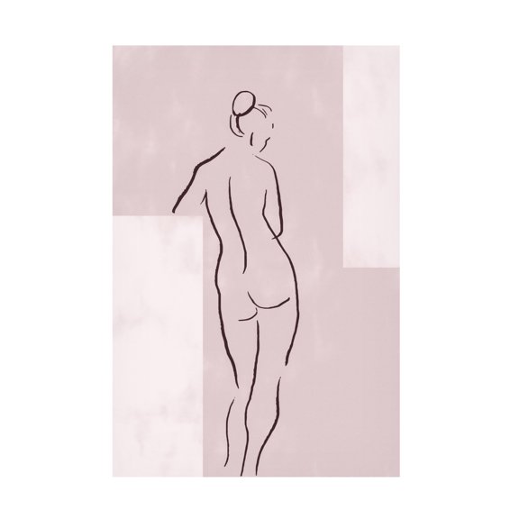 Trademark Fine Art Pictufy Studio II Woman Line Canvas Wall Art
