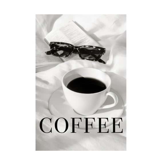 Trademark Fine Art Pictufy Studio III Coffee in Bed Canvas Wall Art