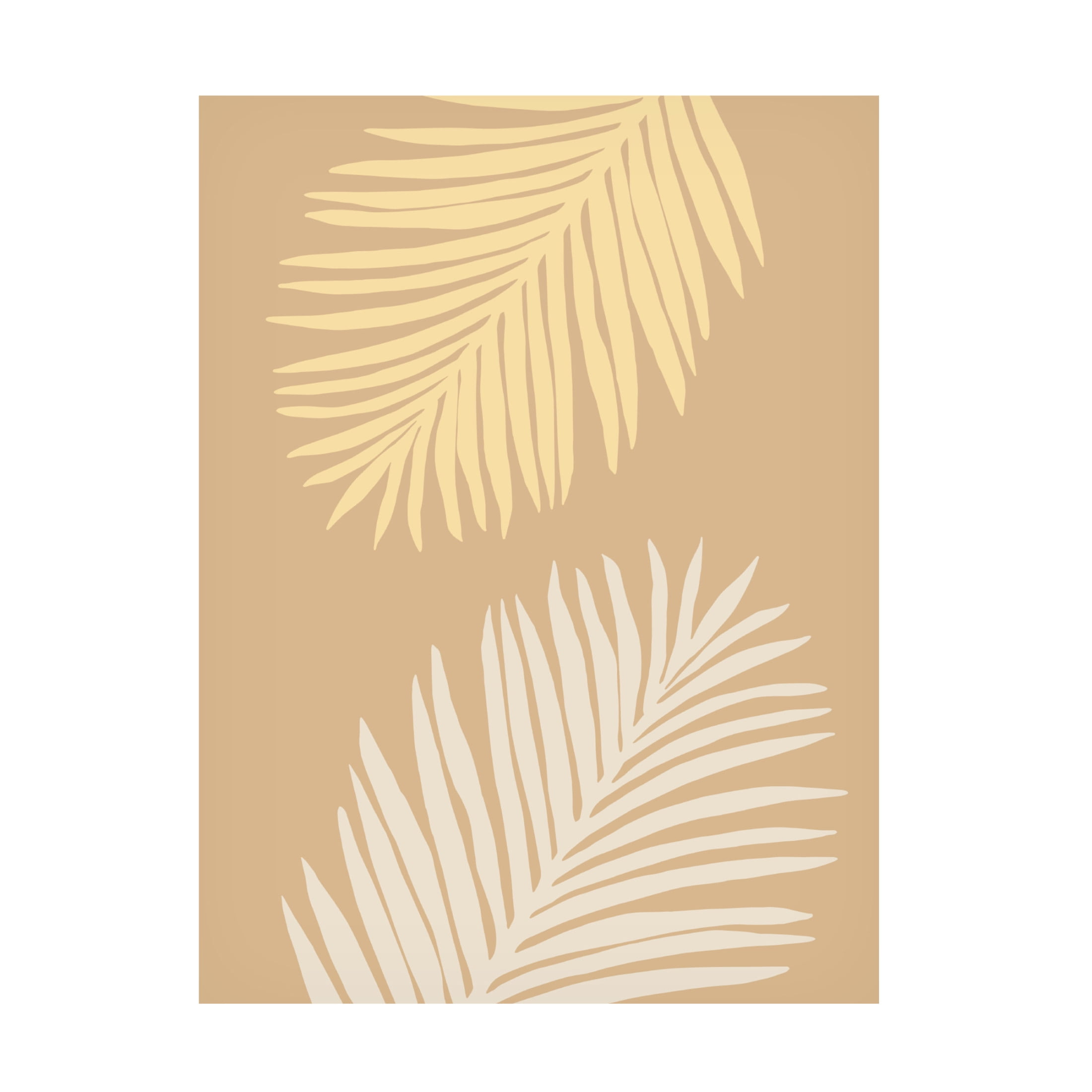 Trademark Fine Art Pictufy Studio Leaves Yellow Canvas Wall Art