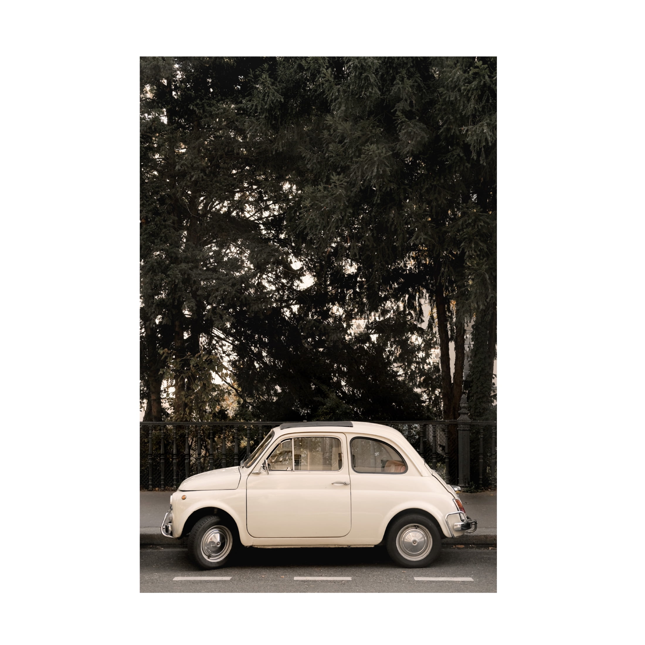 Trademark Fine Art Pictufy Studio Little Car In Paris Canvas Wall Art
