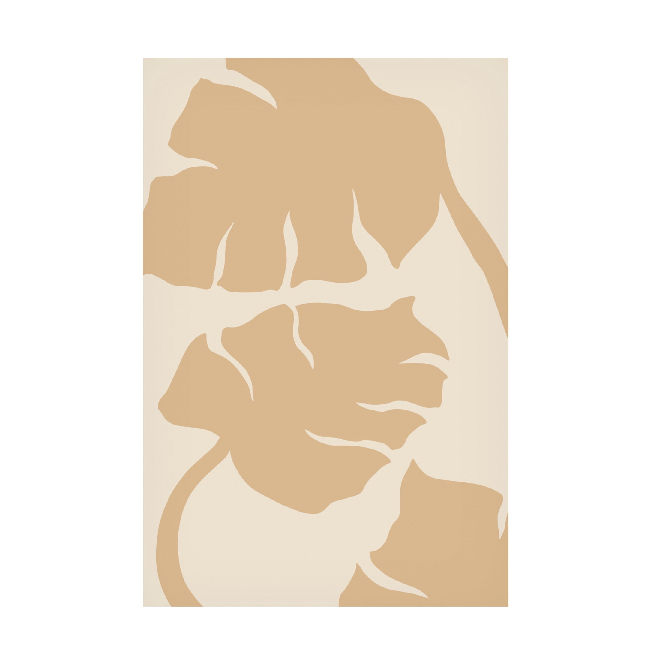 Trademark Fine Art Pictufy Studio Monstera Soft orange Canvas Wall Art