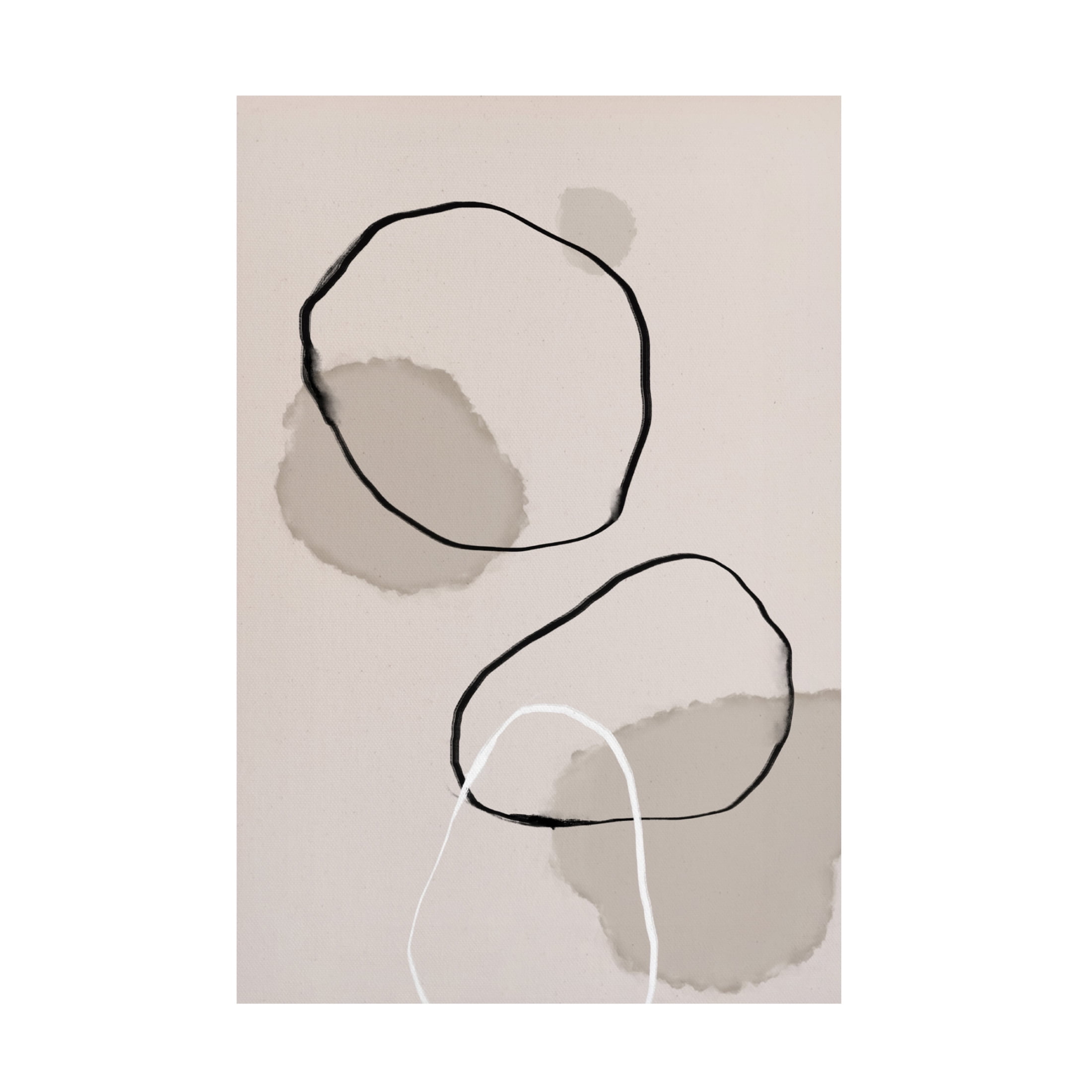 Trademark Fine Art Pictufy Studio Splash Rings 004 Canvas Wall Art