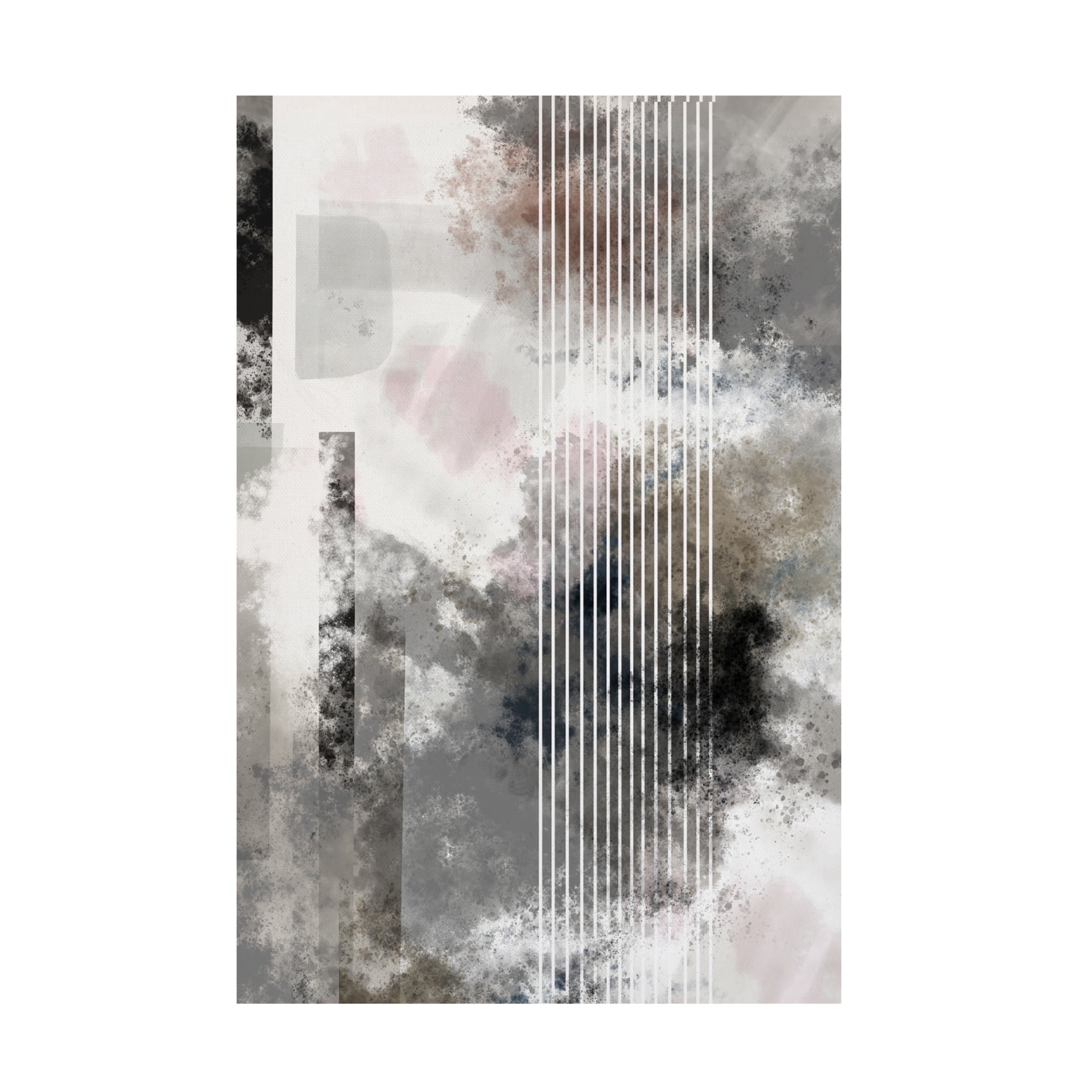 Trademark Fine Art Pictufy Studio Stripes 01 Canvas Wall Art