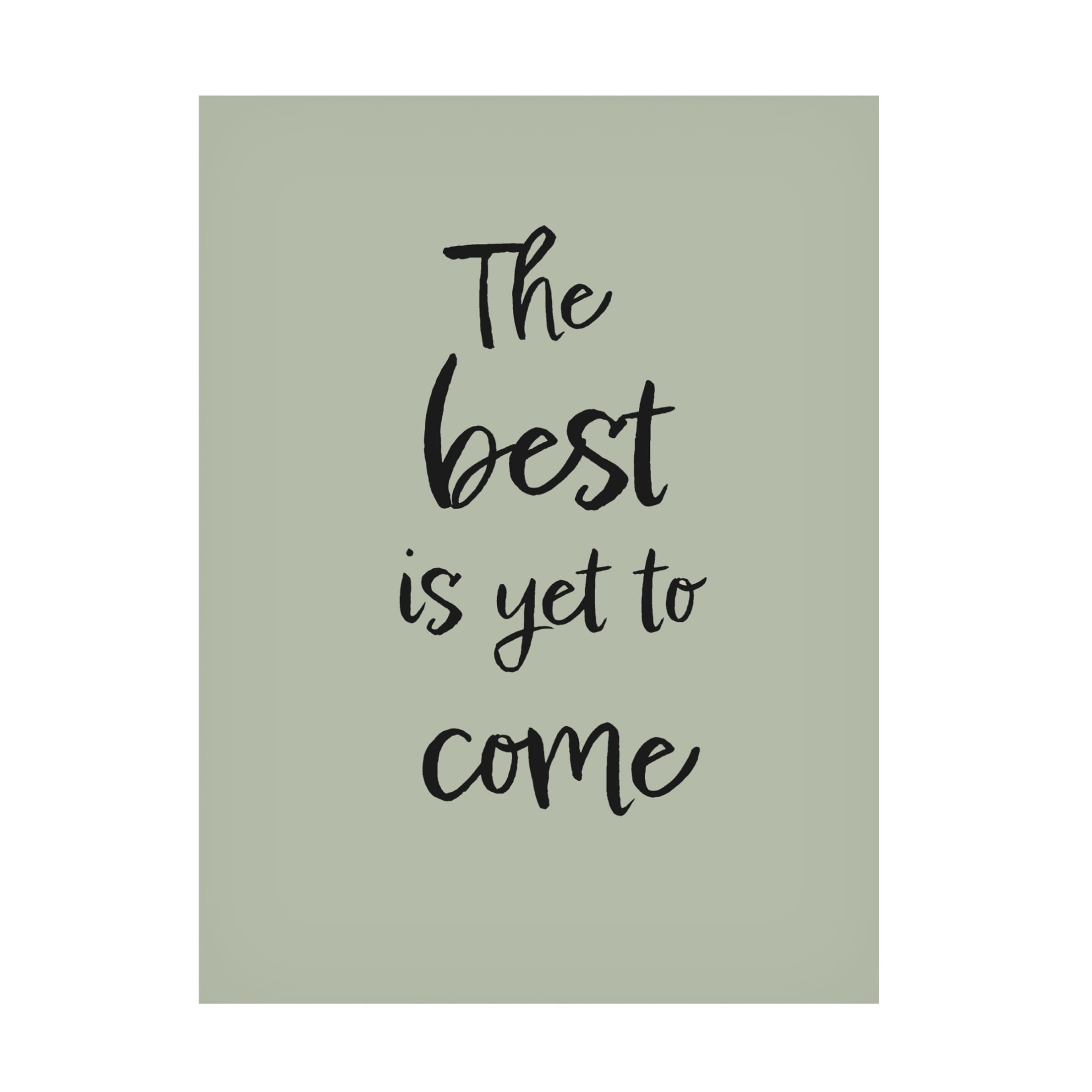 Trademark Fine Art Pictufy Studio The Best is Yet to Come Green Canvas Wall Art