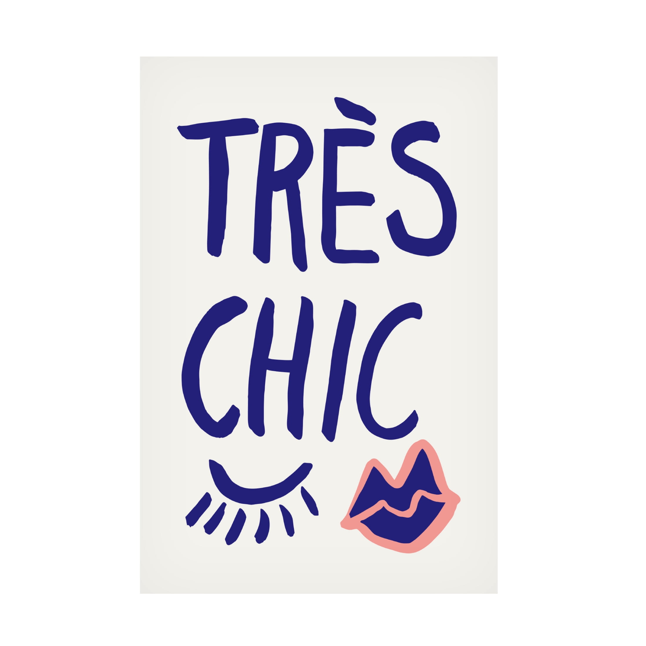 Trademark Fine Art Pictufy Studio Tres Chic Blue Canvas Wall Art
