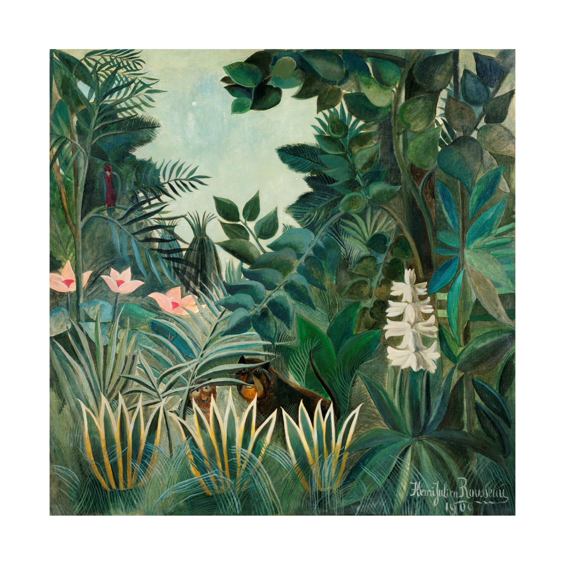 Trademark Fine Art Pictufy  The Equatorial Jungle Canvas Wall Art