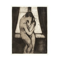 Trademark Fine Art Pictufy The Kiss 1895 Canvas Wall Art