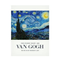 Trademark Fine Art Pictufy  The Starry Night Canvas Wall Art