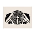 thumbnail image 1 of Trademark Fine Art Pictufy  Three Mushrooms 1892 Beige Canvas Wall Art, 1 of 4