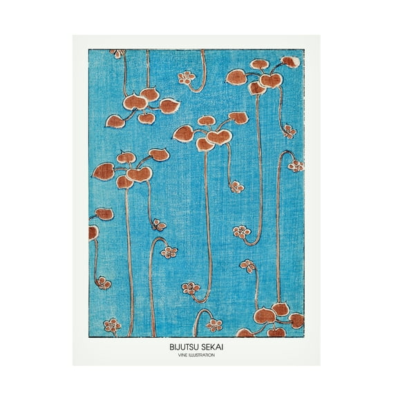 Trademark Fine Art Pictufy Vine Illustration Canvas Wall Art