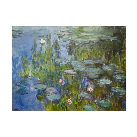 Trademark Fine Art Pictufy Water Lilies 1915 Canvas Wall Art