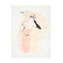 Trademark Fine Art Pictufy Yvette Guilbert In columbine a Pierrot 1894 Canvas Wall Art