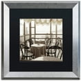 thumbnail image 1 of Trademark Fine Art "Piedmont Caffe I" Canvas Art by Alan Blaustein, Black Matte, Silver Frame, 1 of 4
