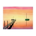 thumbnail image 1 of Trademark Fine Art 'Pier & Boat' Canvas Art by Patrick Sullivan, 1 of 3