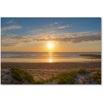 Trademark Fine Art "Pierpont Sunset" Canvas Art by Chris Moyer