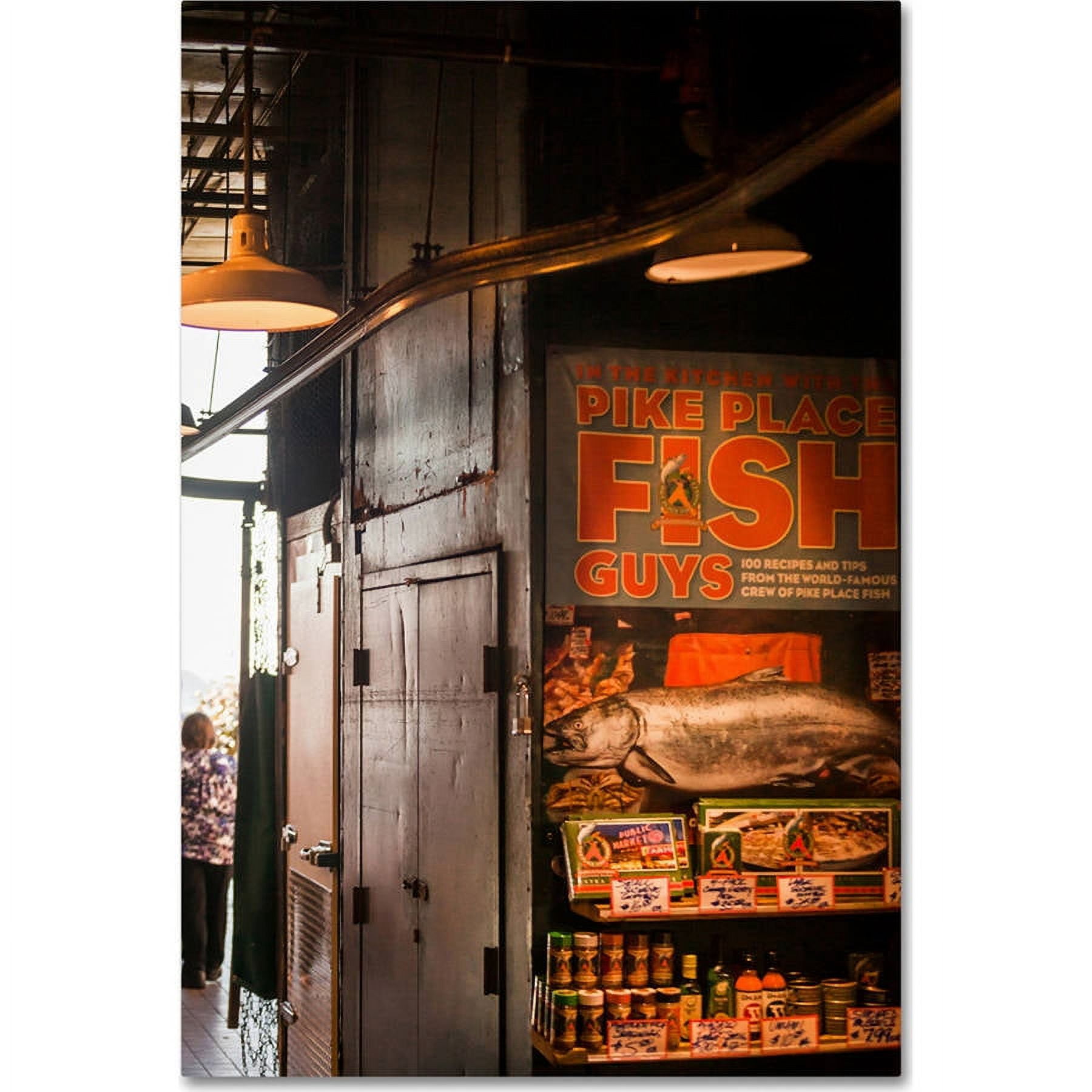 Trademark Fine Art Yale Gurney Pike Place Fish Guys Canvas Wall Art - 30x47