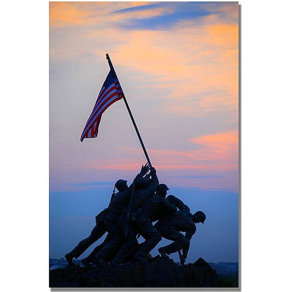 Trademark Fine Art "Pinacle of Patriotism" Canvas Wall Art by MCat