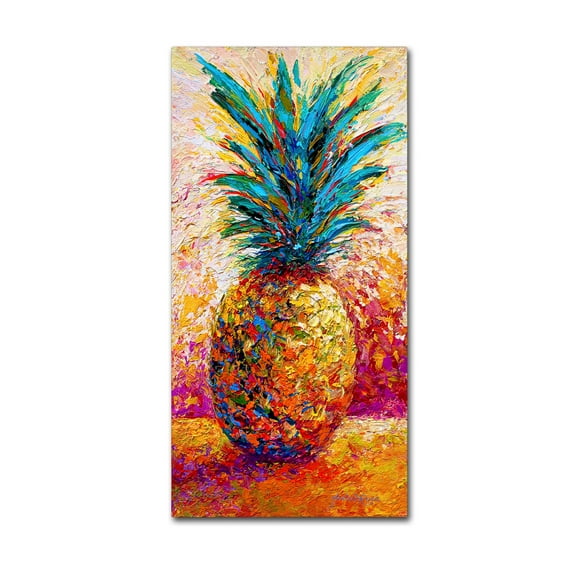 Trademark Fine Art 'Pineapple Expression' Canvas Art by Marion Rose