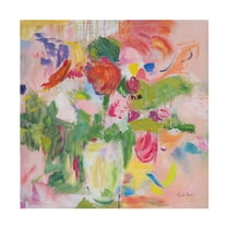 Trademark Fine Art 'Pink Impressionism' Canvas Art by Farida Zaman