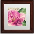 thumbnail image 1 of Trademark Fine Art "Pink Magnolia II" Canvas Art by Color Bakery White Matte, Wood Frame, 1 of 1