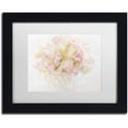 thumbnail image 1 of Trademark Fine Art 'Pink Parrot Tulips Bouquet' Canvas Art by Cora Niele, White Matte, Black Frame, 1 of 1