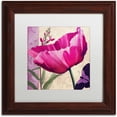 thumbnail image 1 of Trademark Fine Art " Pink Poppy I " Canvas Art by Color Bakery White Matte, Wood Frame, 1 of 4