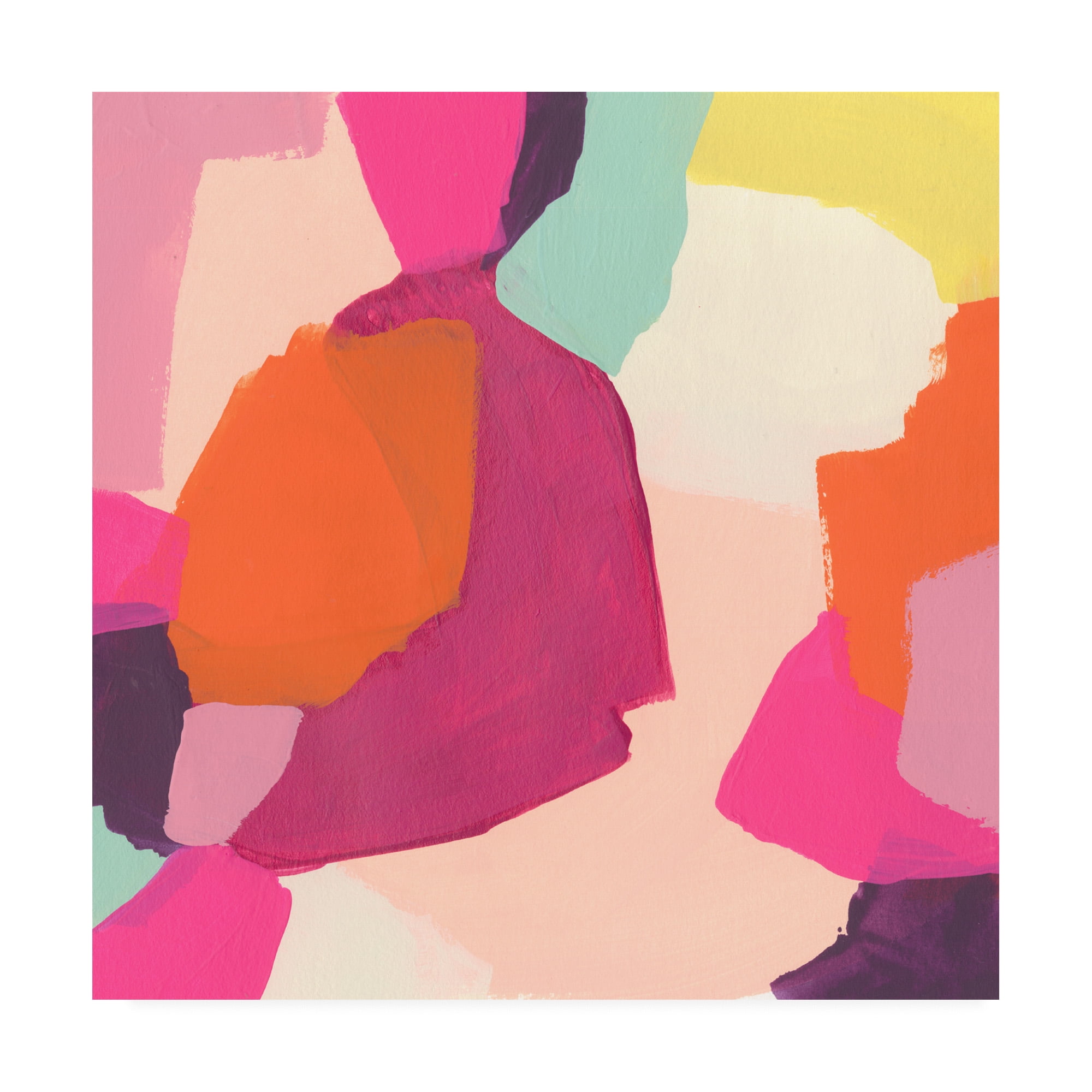 Trademark Fine Art 'Pink Slip I' Canvas Art by June Erica Vess
