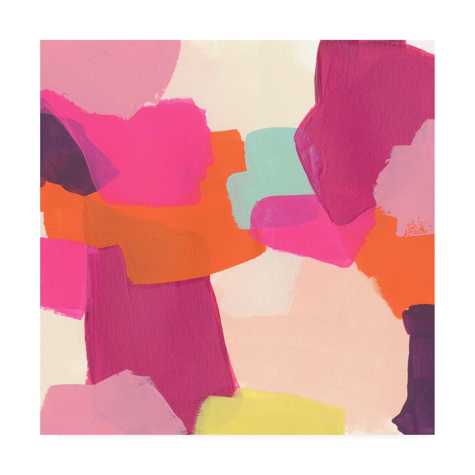 Trademark Fine Art 'Pink Slip II' Canvas Art by June Erica Vess