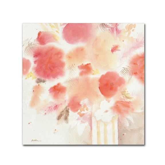 Trademark Fine Art 'Pink Tones 3' Canvas Art by Sheila Golden