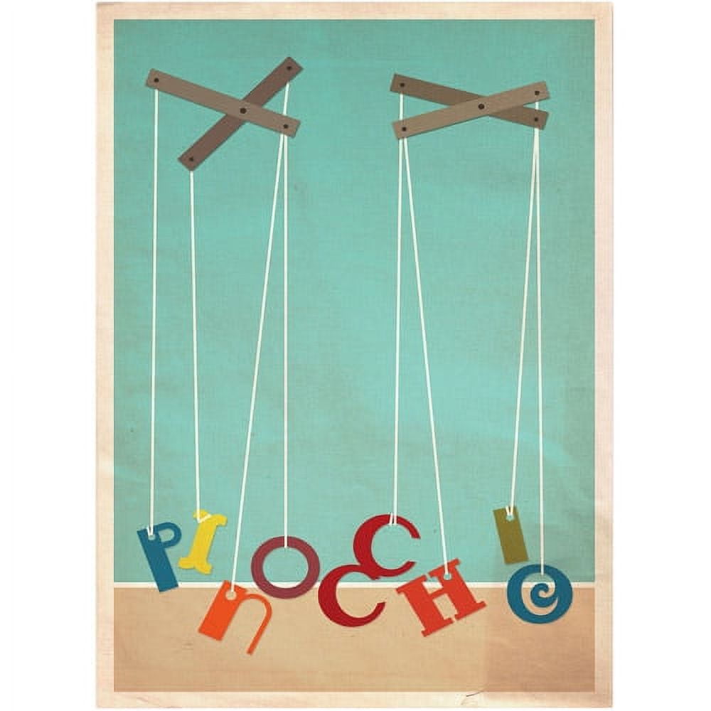 Trademark Fine Art 'Pinocchio' 22' x 32' Canvas Art