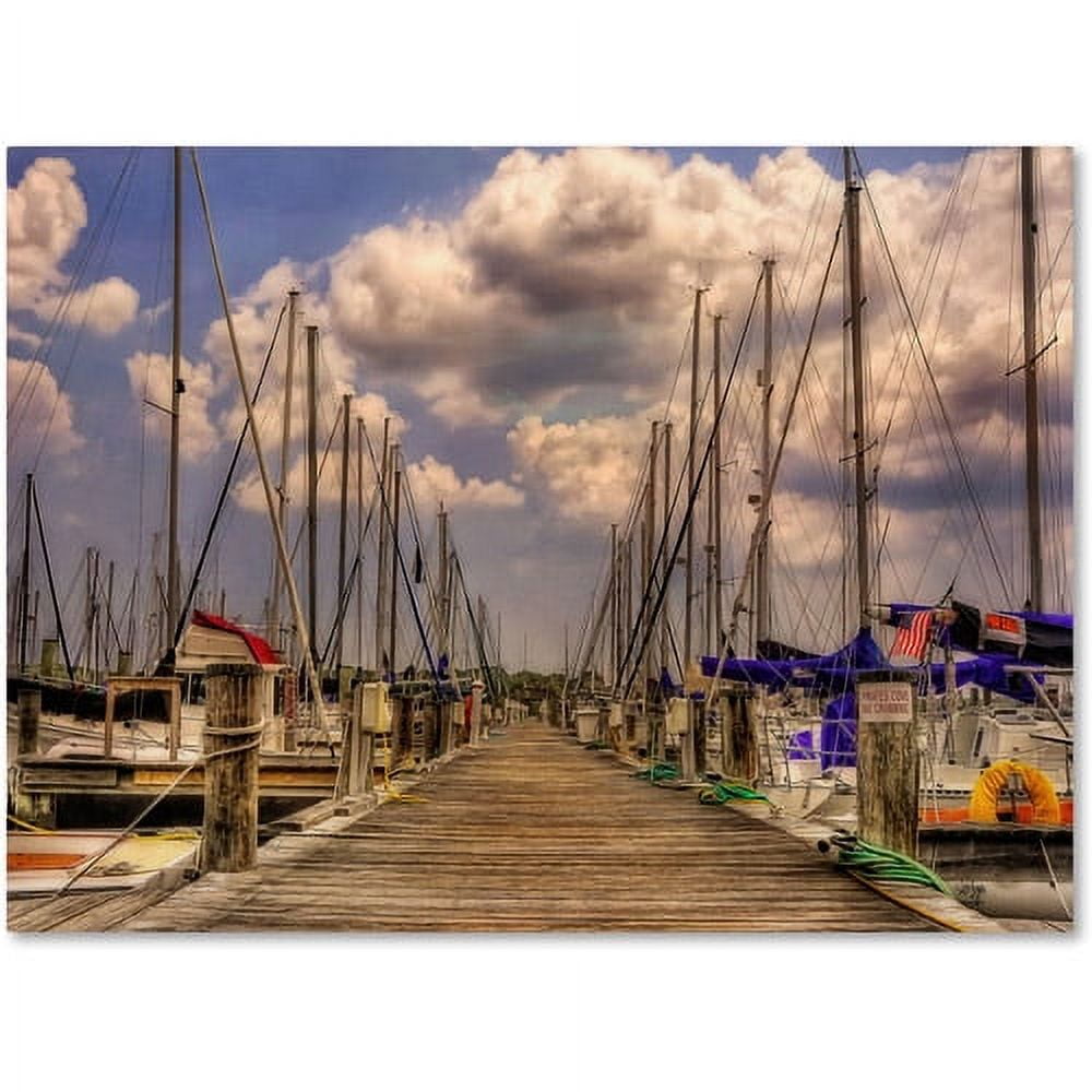 Trademark Fine Art "Pirates Cove" Canvas Art by Lois Bryan