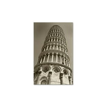 Trademark Fine Art "Pisa Tower II" Canvas Art by Chris Bliss