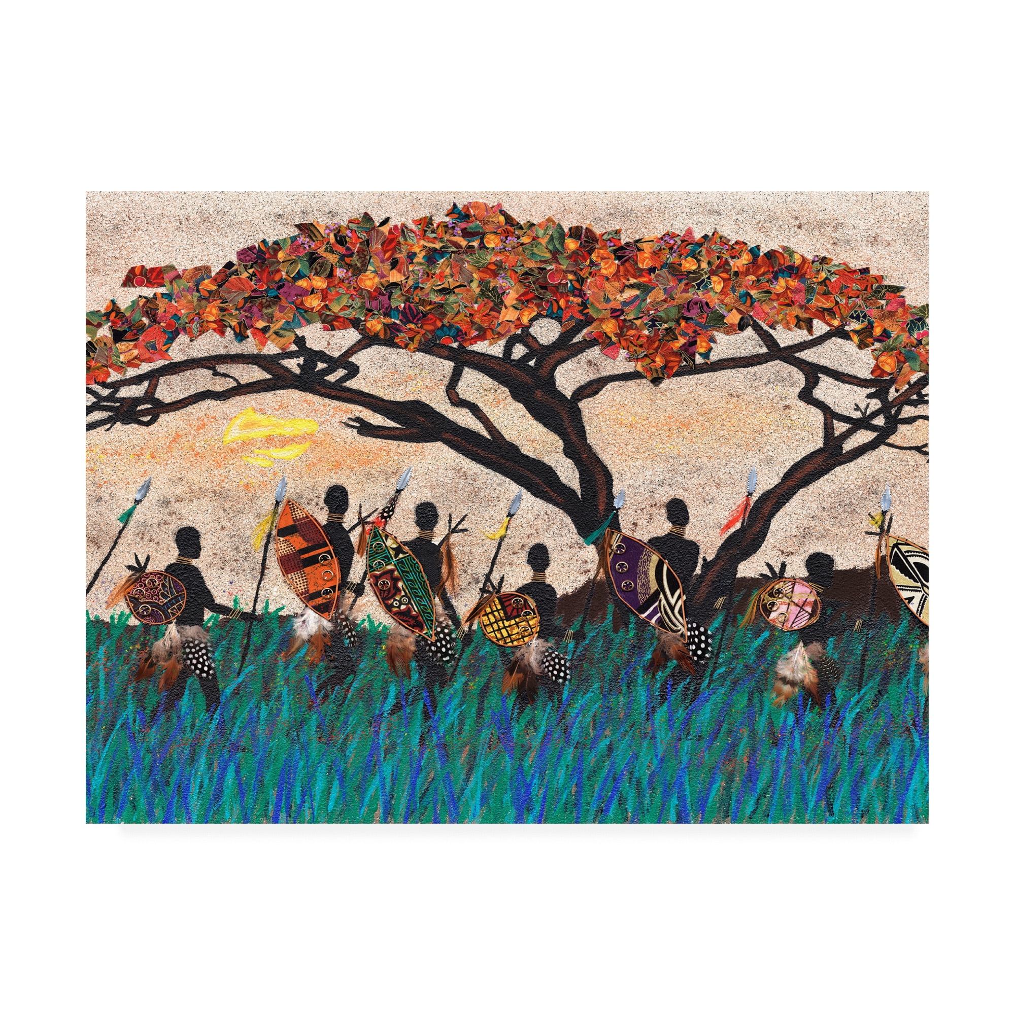 Trademark Fine Art 'Planes of Africa III' Canvas Art by Alonzo Saunders