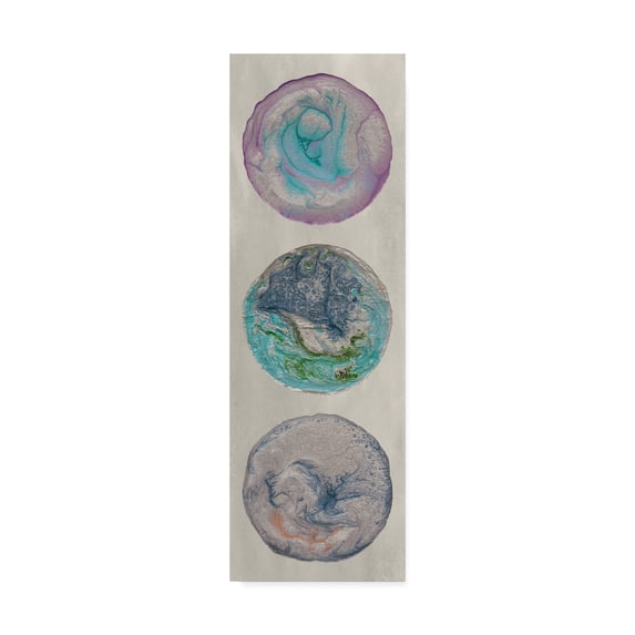 Trademark Fine Art 'Planet Trio I' Canvas Art by Alicia Ludwig