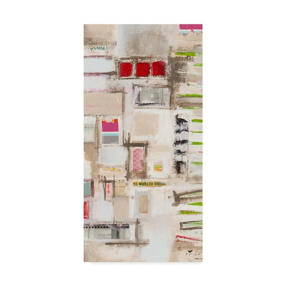 Trademark Fine Art 'Plans Four II' Canvas Art by Nikki Galapon