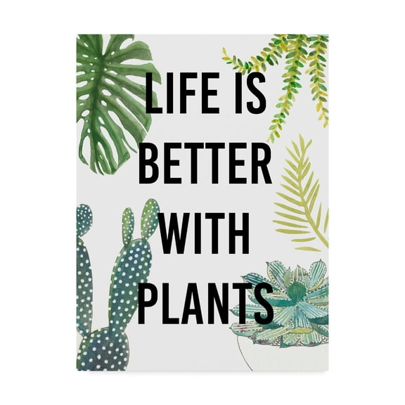 Trademark Fine Art 'Plant Love III' Canvas Art by Studio W