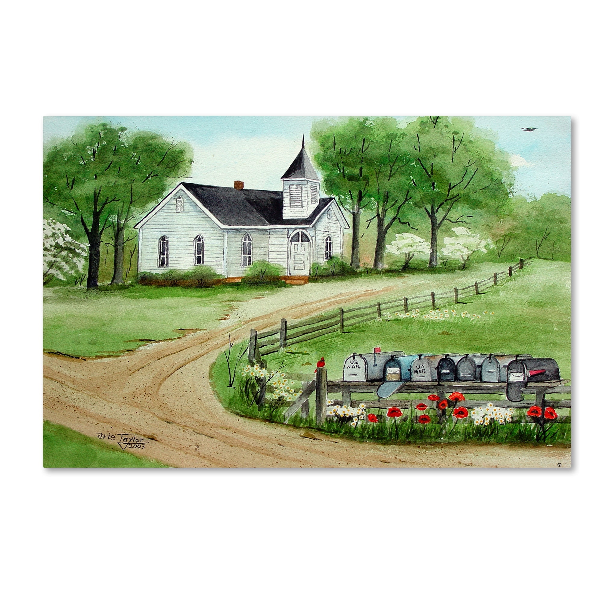 Trademark Fine Art 'Plateau Methodist 2' Canvas Art by Arie Reinhardt Taylor