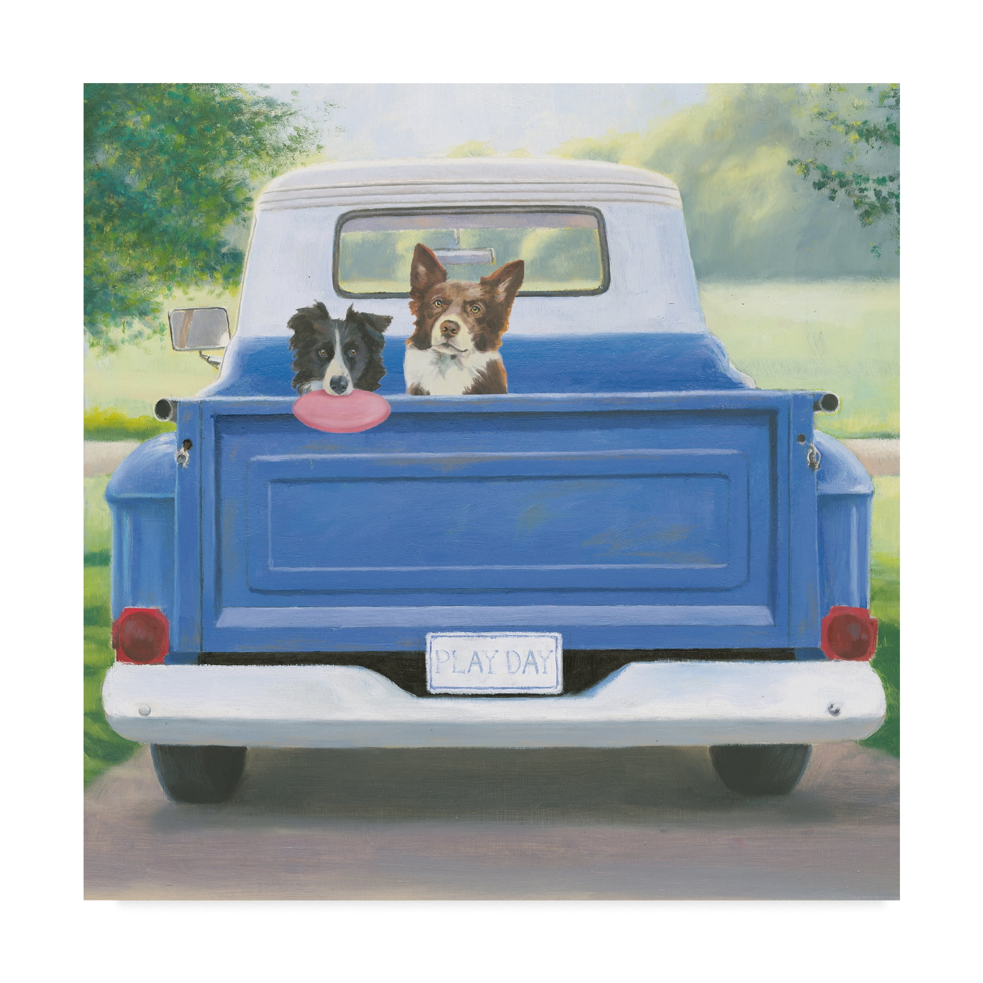 Trademark Fine Art 'Play Day Frisbee' Canvas Art by James Wiens