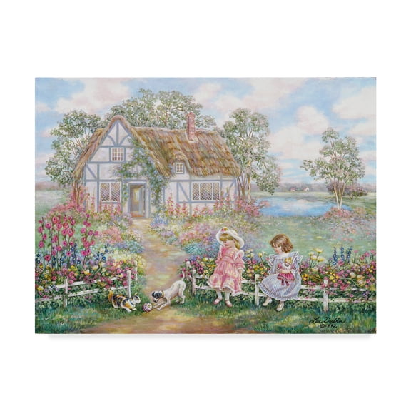 Trademark Fine Art 'Play Time' Canvas Art by Lee Dubin