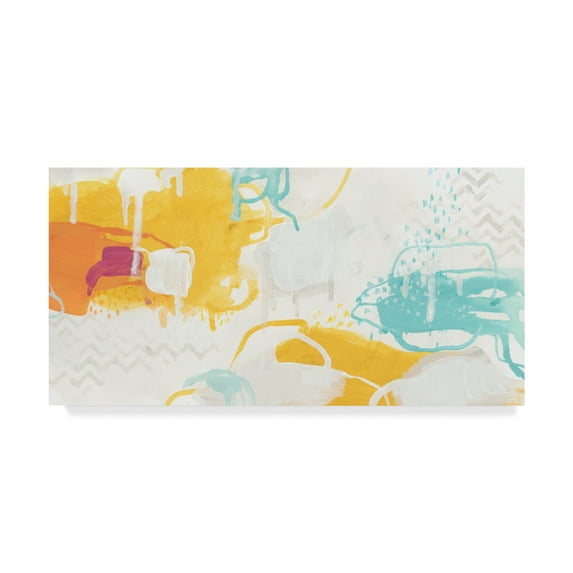 Trademark Fine Art 'Playful Color I' Canvas Art by June Erica Vess