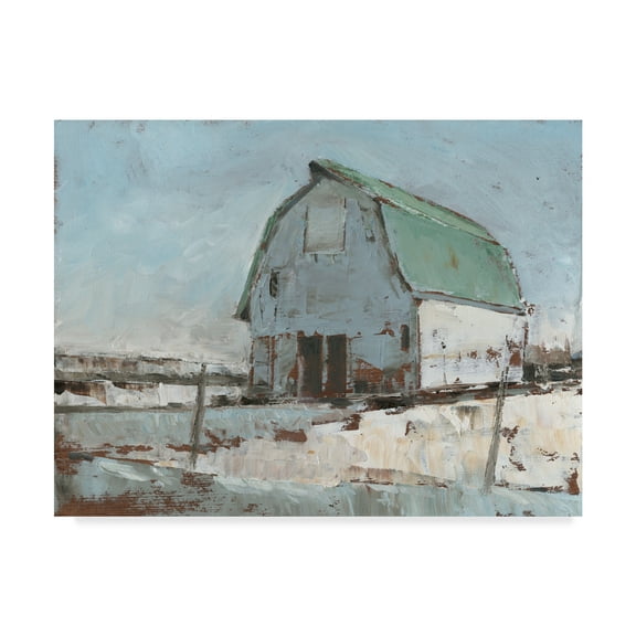 Trademark Fine Art 'Plein Air Barn I' Canvas Art by Ethan Harper